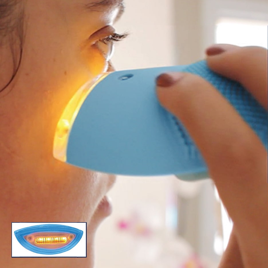 CLEANLIGHT - Limpiador facial eléctrico con pulsaciones ultrasónicas