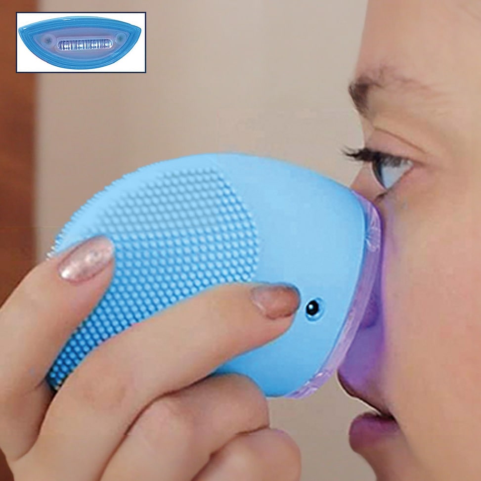 CLEANLIGHT - Limpiador facial eléctrico con pulsaciones ultrasónicas