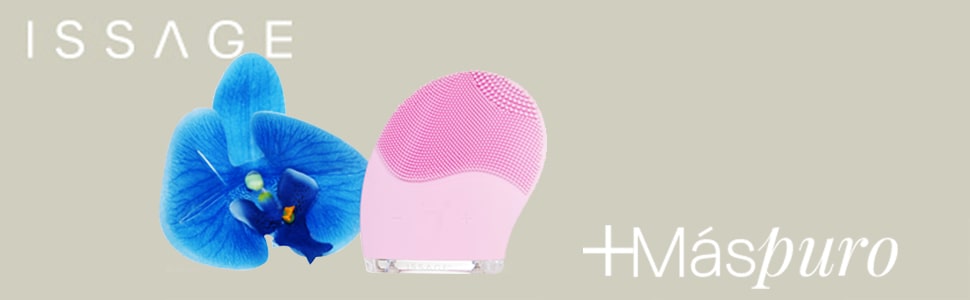 CLEANLIGHT - Limpiador facial eléctrico con pulsaciones ultrasónicas rosa