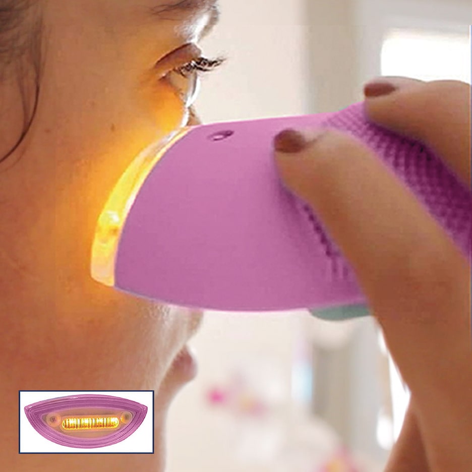 CLEANLIGHT - Netejador facial elèctric amb pulsacions ultrasòniques rosa