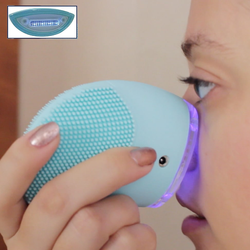 CLEANLIGHT - Limpiador facial eléctrico con pulsaciones ultrasónicas