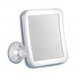 ISSAGE - MIR.LED.SUN.C - Magnifying square mirror with 7x magnification, adjustable, with LED daylight and suction cup<h2></h2>
<div style=margin-left:30px;>
<ul>
<li type=disc>360 degree rotating 3D frame</li>
<li type=disc>25 LEDs with Sun Nature Led Light technology</li>
<li type=disc>Two brightness settings</li>
<li type=disc>High suction cup</li>
<li type=disc>Lock Lever</li>
<li type=disc>Waterproof design</li>
<li type=disc>On/Off switch on the back</li>
<li type=disc>Easy mounting without screws or adhesives</li>
<li type=disc>Requires 3 AAA batteries (not included)</li>
<li type=disc>Dimensions: 13x13 centimeters</li>
</ul>
</div>

7x magnification makeup mirror and Sun Nature LED Light technology that distributes light evenly, mimicking natural light.


The 25-LED lighting is designed in such a way that there will be no hidden shadows or details on your face.


LED offers bright natural light that won't blind your eyes and provides a soft, white light to highlight every detail of your face for makeup application.