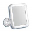 ISSAGE - MIR.LED.SUN.C - Magnifying square mirror with 7x magnification, adjustable, with LED daylight and suction cup<h2></h2>
<div style=margin-left:30px;>
<ul>
<li type=disc>360 degree rotating 3D frame</li>
<li type=disc>25 LEDs with Sun Nature Led Light technology</li>
<li type=disc>Two brightness settings</li>
<li type=disc>High suction cup</li>
<li type=disc>Lock Lever</li>
<li type=disc>Waterproof design</li>
<li type=disc>On/Off switch on the back</li>
<li type=disc>Easy mounting without screws or adhesives</li>
<li type=disc>Requires 3 AAA batteries (not included)</li>
<li type=disc>Dimensions: 13x13 centimeters</li>
</ul>
</div>

7x magnification makeup mirror and Sun Nature LED Light technology that distributes light evenly, mimicking natural light.


The 25-LED lighting is designed in such a way that there will be no hidden shadows or details on your face.


LED offers bright natural light that won't blind your eyes and provides a soft, white light to highlight every detail of your face for makeup application.