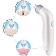 ISSAGE - SCHONER - Facial pore cleanser<h2>Cleans pores and firms skin easily with Issage's PORE SUCTION SYSTEM technology</h2>

<div style=margin-left:30px;>
<ul>
<li type=disc>Includes 4 interchangeable heads</li>
<li type=disc>3 speeds for gentle and deep cleaning</li>
<li type=disc>Ergonomic, compact and portable design for use at home or on the go</li>
<li type=disc>Built-in rechargeable lithium battery</li>
<li type=disc>USB charging</li>
</li>
</ul>
</div>


Powerful electronic blackhead and pimple extractor, suction and cleaner.

Effectively removes dead skin cells, impurities and clogged pores.

Blackhead, grease and acne extractor, it can also increase blood circulation and skin elasticity, exfoliate dead skin, diminish wrinkles, shrink pores, smooth fine lines and make skin more radiant.