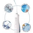 ISSAGE - ORAL JET-3 - Triple function dental irrigator<h2>More effective than traditional dental floss for plaque removal</h2>
<div style=margin-left:30px;>
<ul>
<li type=disc>3 different functions</li>
<li type=disc>Easy to use around dental bridges and braces</li>
<li type=disc>Improves gum health and reduces gingivitis</li>
<li type=disc>2 minute self-timer</li>
<li type=disc>150 milliliter water tank</li>
<li type=disc>Detachable design for easy filling with water</li>
<li type=disc>0.
 6mm ultra fine water flow</li>
<li type=disc>Wireless and silent design</li>
<li type=disc>Battery charger and spare part included</li>
<li type=disc>Easy to wash removable head</li>
<li type=disc>Measure: 28 centimeters approximately</li>
</ul>
</div>


The power of pressurized water from Issage's Power Jet technology removes up to 99.
 9% of plaque.