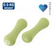 ISSAGE - FIT-DUMB.0 - Set of 2 dumbbells of 0,5Kg for fitness<h2>Fitness weights to tone arms and upper body</h2>

<div style=margin-left:30px;>
<ul>
<li type=disc>Package includes two dumbbells</li>
<li type=disc>Non-slip rubber coating</li>
<li type=disc>Comfortable, easy-to-grip textured surface</li>
<li type=disc>Suitable for women and men</li>
<li type=disc><a href=/eng/catalogsearch/result/?q=fit-dumb target=_self>Other weights available</a></li>
</ul>
</div>


Set of 2 weights of 0.
 5 Kg designed for toning aerobic exercises.

Work on strength, flexibility, toning, cardio, balance.
.
.


An ideal weight pack for training and toning your arms and body.
 You can use the weights in all kinds of aerobic and toning exercises.
 The textured surface makes it easy and comfortable to grip, prevents your hands from slipping when you sweat.


Issage has developed a line of unique fitness products.
 Combine them with different workouts for optimal results!