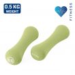 ISSAGE - FIT-DUMB.0 - Set of 2 dumbbells of 0,5Kg for fitness<h2>Fitness weights to tone arms and upper body</h2>

<div style=margin-left:30px;>
<ul>
<li type=disc>Package includes two dumbbells</li>
<li type=disc>Non-slip rubber coating</li>
<li type=disc>Comfortable, easy-to-grip textured surface</li>
<li type=disc>Suitable for women and men</li>
<li type=disc><a href=/eng/catalogsearch/result/?q=fit-dumb target=_self>Other weights available</a></li>
</ul>
</div>


Set of 2 weights of 0.
 5 Kg designed for toning aerobic exercises.

Work on strength, flexibility, toning, cardio, balance.
.
.


An ideal weight pack for training and toning your arms and body.
 You can use the weights in all kinds of aerobic and toning exercises.
 The textured surface makes it easy and comfortable to grip, prevents your hands from slipping when you sweat.


Issage has developed a line of unique fitness products.
 Combine them with different workouts for optimal results!