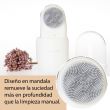 ISSAGE - CLEANSKIN CAPSULE - Netejador facial amb tractament SPA DELUXECLEASKIN CAPSULE - Netejador facial amb tractament SPA DELUXE

<h2>Aconsegueix una neteja completa i profunda amb el netejador facial més complet del mercat</h2>

<div style=margin-left:30px;>
<ul>
<li type=disc>Netejador facial iònic amb funció fotònica, funció sònica, funció calor i funció temperatura</li>
<li type=disc>Optimitza els efectes del teu tractament cosmètic</li>
<li type=disc>Redueix l'aparició de línies fines i arrugues</li>
<li type=disc>Apte per utilitzar a la dutxa</li>
<li type=disc>Filaments de silicona premium</li>
<li type=disc>Recarregable (càrrega completa en 4 hores)</li>
<li type=disc>Base de càrrega USB</li>
<li type=disc>Indicador led de potència</li>
<li type=disc>3 velocitats</li>
<li type=disc>Apagat automàtic</li>
</ul>
</div>


Netejador facial dissenyat amb filaments de silicona premium molt més suaus per a una neteja delicada.

Amb nivell de resistència a l'aigua IPX7, que en permet l'ús sota la dutxa.

3 velocitats en el mode neteja i dues en el mode tractament.


Incorpora funció sònica de 5800RPM
Les ones sòniques d'alta freqüència poden netejar en profunditat, eliminen el maquillatge, l'acne i la brutícia més en profunditat que la neteja manual.