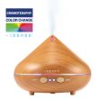 ISSAGE - DIFFWOOD - Aroma diffuser, purifier, humidifier and air freshener with chromotherapy<h2>Ideal for home, office, SPA bedroom, yoga space, baby room.
.
.
</h2>
<div style=margin-left: 30px;>
<ul>
<li type=disc>Seven color LED lighting</li>
<li type=disc>200 milliliter capacity</li>
<li type=disc>4-hour continuous steaming program and 7-hour alternate steaming program</li>
<li type=disc>Increased humidity and smart touch control to adjust intensity</li>
<li type=disc>You can use your favorite essences and aromas</li>
<li type=disc>Built-in reload indicator</li>
<li type=disc>Vapor ventilation system</li>
<li type=disc>Auto power off function when empty</li>
<li type=disc>Wood color</li>
</ul>
</div>

Its two programs of 4 and 7 hours in combination with the 7 color LED chromotherapy, facilitate relaxation and contribute to well-being.