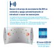 ISSAGE - LEDMOON - Làmpada LED UV per a ungles de mans i peus amb temporitzador i sensor de moviment<h2>Còmoda experiència de centre Nai Art a casa</h2>
<div style=margin-left:30px;>
<ul>
<li type=disc>Temporitzador personalitzable de 30 i 60 segons</li>
<li type=disc>Sensor infraroig de moviment, s'encén i s'apaga automàticament en introduir o treure les mans o els peus</li>
<li type=disc>Garanteix un acabat perfecte de manera molt ràpida</li>
<li type=disc>15 llums LED i UV</li>
</ul>
</div>


La làmpada Ledmoon d'Issage funciona amb llum ultraviolada i LED, de manera que endureix la de forma ràpida i segura la manicura de mans i peus, garantint un acabat perfecte de manera molt ràpida.

Els llums LED són completament respectuosos amb la pell i els ulls, a més, són compatibles amb qualsevol tipus de gel d'ungles.
 
La làmpada Ledmoon compta amb un espectre de llum que cobreix pràcticament qualsevol mena d'esmalt i tècnica.
 És compatible amb ungles de gel, gels restauradors, Nail Art i pràcticament qualsevol esmalt i tècnica.