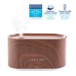 ISSAGE - SENSAWOOD - UBS humidifier with wooden design<h2>The ideal humidifier for ephemeral or small spaces such as bathrooms, bedrooms or apartments</h2>
<div style=margin-left:30px;>
<ul>
<li type=disc>Micropore vaporization system</li>
<li type=disc>Very compact and portable design</li>
<li type=disc>Works with USB, easy and fast</li>
<li type=disc>Increases humidity</li>
<li type=disc>Continuous or intermittent humidification</li>
<li type=disc>200 milliliters of water capacity</li>
<li type=disc>Auto power off when water evaporates</li>
</ul>
</div>

USB humidifier with a wood effect design, which will perfectly match the decoration of any place in your home.

For a less dry and relaxed environment!