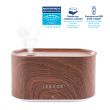 ISSAGE - SENSAWOOD - UBS humidifier with wooden design<h2>The ideal humidifier for ephemeral or small spaces such as bathrooms, bedrooms or apartments</h2>
<div style=margin-left:30px;>
<ul>
<li type=disc>Micropore vaporization system</li>
<li type=disc>Very compact and portable design</li>
<li type=disc>Works with USB, easy and fast</li>
<li type=disc>Increases humidity</li>
<li type=disc>Continuous or intermittent humidification</li>
<li type=disc>200 milliliters of water capacity</li>
<li type=disc>Auto power off when water evaporates</li>
</ul>
</div>

USB humidifier with a wood effect design, which will perfectly match the decoration of any place in your home.

For a less dry and relaxed environment!