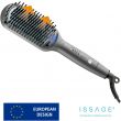 ISSAGE - TUTTO PLUS ION - Ionic straightening brush<h2>Your soft, smooth and frizz-free hair in a short time and effortlessly</h2>

<div style=margin-left:30px;>
<ul>
<li type=disc>Ceramic bristles that emit heat (ISSAGE CERAMIC HEATING SYSTEM)</li>
<li type=disc>Vertical bristles</li>
<li type=disc>5 customizable temperature settings with LED light: 140ºC, 160ºC, 180ºC, 200ºC, 220ºC</li>
<li type=disc>Negative ion indicator light</li>
<li type=disc>With self-protection system</li>
<li type=disc>2 meter long 360° swivel cable</li>
<li type=disc>Heat and immediate temperature increase</li>
<li type=disc>Cold Touch</li>
<li type=disc>Suitable for all hair types</li>
<li type=disc>Auto-off function after 30 minutes</li>
<li type=disc>Ergonomic design for optimal grip</li>
<li type=disc>Works connected to the electrical network</li>
</ul>
</div>


<b>2 in 1</b>.
 Smooth and untangle.



Issage's ion generator, POWERFUL NEGATIVE ION CARE, prevents frizz by increasing sliding power and high heat transmission to achieve shinier, silkier hair, with more vitamins and more protection for your hair.
 The heat emitted penetrates the center of the hair fiber, protecting the sensitive outer layer and achieving intensive hair care.