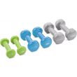 ISSAGE - FIT-DUMB SET - Set of 6 fitness dumbbells<h2>Take your training to the next level with the most complete weight kit</h2>
<div style=margin-left:30px;>
<ul>
<li type=disc>The set includes 2 dumbbells of 1.
 5kg, 2 dumbbells of 1kg and 2 dumbbells of 0.
 5kg</li>
<li type=disc>PVC coating to ensure a comfortable and secure grip</li>
<li type=disc>Case included for easy storage and transport</li>
<li type=disc>For all kinds of people with different training routines</li>
<li type=disc>Suitable for women and men</li>
</ul>
</div>

Kit of 6 dumbbells ideal for toning and strengthening the muscles of the arms and shoulders, aerobic exercises and the upper body


Issage has developed a line of unique fitness products.
 Combine them with different workouts for optimal results!