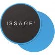 ISSAGE - FIT-GLID - Double Sided Gliding Disc<h2>For a more effective full body workout</h2>
<div style=margin-left:30px;>
<ul>
<li type=disc>Package includes 2 units</li>
<li type=disc>Double-sided discs suitable for hard floors and carpeted floors</li>
<li type=disc>It doesn't just target abs.
 Also to the legs, buttocks, arms and chest</li>
<li type=disc>Ideal for training at home, in the gym or on vacation</li>
<li type=disc>Lightweight and portable</li>
</ul>
</div>

The two sides of the sliding disc allow it to be <b>used on all types of floors</b>.
 The cloth side for hard floors, the smooth side for carpeted floors.
 Works on any surface!

Issage has developed a line of unique fitness products.
 Combine them with different workouts for optimal results!