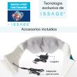 ISSAGE - MAXAGE TECH II - Cervical massager with Shiatsu manual effect<h2>Instant relaxation for neck and cervical muscles</h2>

<div style=margin-left:30px;>
<ul>
<li type=disc>Perfect for neck, cervical and shoulders</li>
<li type=disc>Improves blood circulation</li>
<li type=disc>Infrared heat effect technology</li>
<li type=disc>4 massage points</li>
<li type=disc>Very relaxing two-way movement</li>
</ul>
</div>


How many times have you thought that you need a good massage? With the Issage Maxage Shiatsu Massager you can enjoy one whenever you want and in the comfort of your home.
 The muscles of your neck, shoulders and cervical will thank you