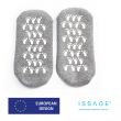 ISSAGE - SPA FEET - Moisturizing gel socks<h2>SPA and relaxation for your feet</h2>

<div style=margin-left:30px;>
<ul>
<li type=disc>Non-slip sole</li>
<li type=disc>Intensifies the benefits of moisturizing treatments</li>
<li type=disc>Softer and more hydrated feet</li>
<li type=disc>Heels without cracks</li>
<li type=disc>Reduces calluses</li>
<li type=disc>Made with cotton, polyester and elastane</li>
<li type=disc>Pack includes two gel socks</li>
<li type=disc>One size fits all</li>
</ul>
</div>



Maximum comfort and relaxation for your feet with these moisturizing gel socks created with a <b>unique blend of rose, grapeseed, jojoba and olive essential oils</b>.



After 20-30 minutes of use, your feet will feel much softer.
 You can use them with your favorite cream!


Gel composition: 98% biochemical gel, 0.
 5% jojoba oil, 0.
 5% olive oil, 0.
 5% grape seed oil, 0.
 5% rose essential oil.