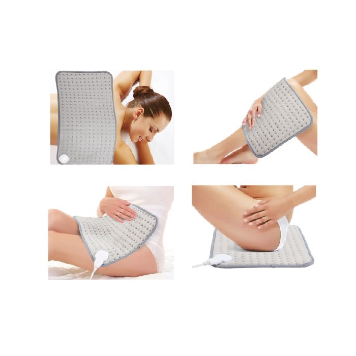 ISSAGE - RELI-PAD II - Almohadilla térmica eléctrica con 6 niveles de temperatura<h2>Perfecta para tratar el dolor de los músculos de la espalda, hombros, abdomen, glúteos, piernas y brazos</h2>

<div style=margin-left:30px;>
<ul>
<li type=disc>Calentamiento rápido con el sistema RAPID HEATING de ISSAGE</li>
<li type=disc>Función de desconexión automática después de 90 minutos</li>
<li type=disc>Extra grande: 60x30 centímetros</li>
<li type=disc>Funciona conectado a la red eléctrica con un cable largo de 2.
 3 metros con controlador</li>
<li type=disc>Fabricada con fibras de felpa suave para una mayor comodidad</li>
<li type=disc>Cable de alimentación desmontable</li>
<li type=disc>6 niveles de temperatura para personalizar tu tratamiento</li>
<li type=disc>Temperatura máxima: 50º</li>
<li type=disc>Lavable a 30º</li>
<li type=disc>Fácil y segura de usar</li>
<li type=disc><a href=/es/catalogsearch/result/?q=reli target=_self>Disponible en otras medidas</a></li>
</ul>
</div>

RELI-PAD II aplica un calor constante, que <b>no daña la piel</b> y te ofrece una gran efectividad reduciendo o <b>eliminando el dolor</b> y consiguiendo bienestar en todo el cuerpo.