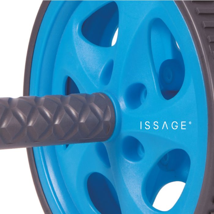 ISSAGE - FIT-WHEEL - Rueda abdominal<h2>Rueda abdominal para ejercicios de fortalecimiento de abdominales, brazos, hombros, pecho y espalda</h2>                                                                                                           

 <div style=margin-left:30px;>
<ul>
<li type=disc>Adecuado para principiantes y avanzados</li>                                       
 <li type=disc>Esta rueda compacta es fácil de transportar</li>                                        
<li type=disc>Ideal para utilizar en casa, en el gimnasio o cuando se viaja</li>               
<li type=disc>Las robustas empuñaduras antideslizantes ofrecen un agarre ergonómico y seguro</li>  
<li type=disc>El tubo de acero permite entrenamientos intensivos</li>                                                                                                                         
</ul>
</div>

Ideal para tonificar, cardio y el entrenamiento corporal central.



Tonifica tus abdominales, trabaja brazos, hombros y espalda, trabaja e incrementa la flexibilidad, el equilibrio y la fuerza, aumenta la estabilidad y el rendimiento.



Issage ha desarrollado una línea de productos de fitness únicos.
 ¡Combínalos con diferentes entrenamientos para obtener unos resultados óptimos!