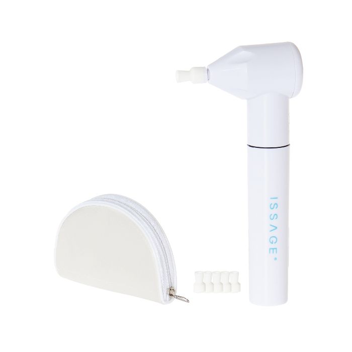 ISSAGE - BLANCHET - Pulidor y blanqueador dental inalámbrico y giratorio con 5 cabezales<h2>Limpieza dental y efecto blanqueador para tener la mejor de las sonrisas… ¡sin cables!</h2>

<div style=margin-left:30px;>
<ul>
<li type=disc>Con 5 cabezales giratorios intercambiables fáciles y cómodos de usar</li>
<li type=disc>Puede usarse con una pasta de dientes corriente</li>
<li type=disc>No daña los dientes ni el esmalte</li>
<li type=disc>Funciona con 2 pilas AA no incluidas</li>
<li type=disc>Incluye un estuche de regalo para poder llevar el pulidor donde quieras</li>
</ul>
</div>


Su cabezal giratorio con punta pulidora efectúa una limpieza profunda del esmalte eliminando el sarro y la placa y blanqueando su aspecto.