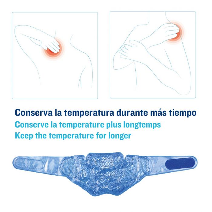ISSAGE - PEARL THERM CERVICAL - Banda regulable para cervicales con perlas de gel terapéuticas y efecto frío y calor<h2>Alivia tus dolores cotidianos con la tecnología ADAPTIVE PEARLS de Issage 
</h2>
<div style=margin-left:30px;>
<ul>
<li type=disc>Dorso de tela ultra suave para proteger tu piel</li>
<li type=disc>Apto para enfriar en el congelador y calentar en el microondas</li>
<li type=disc>Libre de BPA (ECO)</li>
<li type=disc>Conserva la temperatura durante más tiempo</li>
<li type=disc>Dimensiones: 34x16 centímetros aproximadamente</li>
<li type=disc>Regulable de 49 a 67 centímetros</li>
<ul>
</div>


Innovadora tecnología de perlas de gel ultra flexible, se adapta perfectamente a tu cuerpo.


El tratamiento con terapia de frío es ideal para dolor de cuello y hombro, Pre/Post entrenamiento, dolor articular y lesiones deportivas.
 Hinchazón y esguinces, golpes y contusiones, espasmo muscular y tensión.


El tratamiento con terapia de calor es ideal para dolor de cuello y hombro, Pre/Post entrenamiento, dolor crónico y lesiones deportivas.
 Hinchazón y esguinces, dolor muscular y rigidez.
