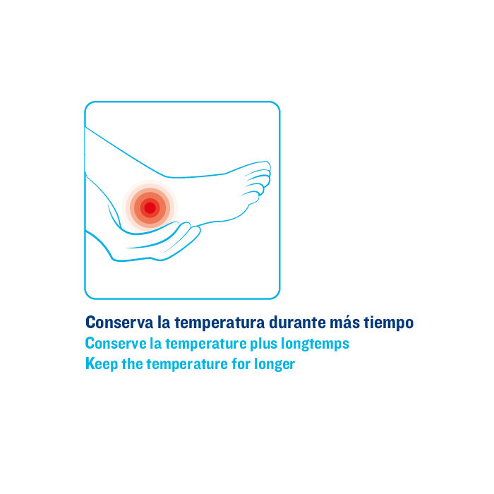 ISSAGE - PEARL THERM ANKLE - Banda regulable para el tobillo con perlas de gel terapéuticas<h2>Terapia para tobillos y pies con perlas de gel ultra flexible con efecto frío y calor</h2>

<div style=margin-left:30px;>
<ul>
<li type=disc>Dorso de tela ultra suave para proteger tu piel</li>
<li type=disc>Se adapta perfectamente a tu cuerpo</li>
<li type=disc>Conserva la temperatura durante más tiempo</li>
<li type=disc>Efecto calor para aliviar del dolor de pie y tobillo, lesiones del tendón de Aquiles, dolor articular y lesiones deportivas, hinchazón y esguinces, golpes y contusiones</li>
<li type=disc>Efecto frío para aliviar el dolor de pie y tobillo, lesiones del tendón de Aquiles, dolor articular y lesiones deportivas, hinchazón y esguinces, inflamación y dolor de artritis</li>
<li type=disc>Apto para usar en el congelador y en el microondas</li>
<li type=disc>Medidas: 25x15,5 centímetros aproximadamente</li>
<li type=disc>Expandible de 30 a 45 centímetros</li>
</ul>
</div>


Con la innovadora tecnología ADAPTIVE PEARLS de perlas de gel ultra flexible de Issage que se adapta perfectamente a tu cuerpo.