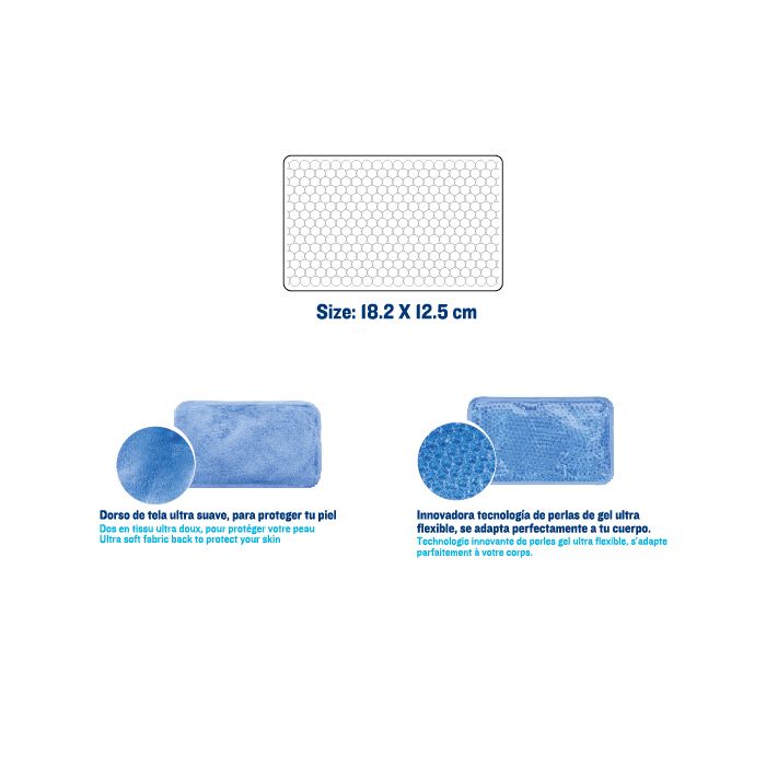 ISSAGE - PEARL THERM BODY - Bolsa flexible de perlas de gel terapéuticas con efecto frío y calor<h2>Con la tecnología ADAPTIVE PEARLS de Issage para proteger tu piel</h2>
<div style=margin-left: 30px;>
<ul>
<li type=disc>Dorso de tela ultra suave para proteger tu piel</li>
<li type=disc>Efecto calor para la inflamación, dolor, picazón, pre/post entrenamiento.
.
.
 </li>
<li type=disc>Efecto frío para aliviar dolores de muela, de cabeza, fiebre, espasmos musculares y tensión</li>
<li type=disc>Apto para enfriar en el congelador y calentar en el microondas</li>
<li type=disc>Conserva la temperatura durante más tiempo</li>
<li type=disc>Medida: 18,2x12,5 centímetros aproximadamente</li>
<ul>
</div>

Con la innovadora tecnología de perlas de gel ultra flexible de Issage que se adapta perfectamente a tu cuerpo.