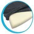 ISSAGE - INYOTO - Cojín de asiento de memory foam<h2>¡Llévalo siempre contigo!</h2>

<div style=margin-left:30px;>
<ul>
<li type=disc>Fabricado con espuma de poliuretano de alta calidad</li>
<li type=disc>Funda con cremallera y extraíble de algodón 100%</li>
<li type=disc>Portátil y apto para todas las sillas</li>
<li type=disc>Fácil de lavar a mano o en la lavadora (el relleno no puede lavarse en lavadora)</li>
</ul>
</div>

Este cojín para asientos desarrollado por Issage, <b>mejora la postura del cuerpo aliviando dolores lumbares y de coxis</b>.


Previene el dolor lumbar derivado de las posturas incorrectas durante un viaje en coche o en la oficina.


Ideal para viajes largos en coche, silla de ruedas, para ver la televisión o usando un PC.