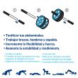 ISSAGE - FIT-WHEEL - Rueda abdominal<h2>Rueda abdominal para ejercicios de fortalecimiento de abdominales, brazos, hombros, pecho y espalda</h2>                                                                                                           

 <div style=margin-left:30px;>
<ul>
<li type=disc>Adecuado para principiantes y avanzados</li>                                       
 <li type=disc>Esta rueda compacta es fácil de transportar</li>                                        
<li type=disc>Ideal para utilizar en casa, en el gimnasio o cuando se viaja</li>               
<li type=disc>Las robustas empuñaduras antideslizantes ofrecen un agarre ergonómico y seguro</li>  
<li type=disc>El tubo de acero permite entrenamientos intensivos</li>                                                                                                                         
</ul>
</div>

Ideal para tonificar, cardio y el entrenamiento corporal central.



Tonifica tus abdominales, trabaja brazos, hombros y espalda, trabaja e incrementa la flexibilidad, el equilibrio y la fuerza, aumenta la estabilidad y el rendimiento.



Issage ha desarrollado una línea de productos de fitness únicos.
 ¡Combínalos con diferentes entrenamientos para obtener unos resultados óptimos!