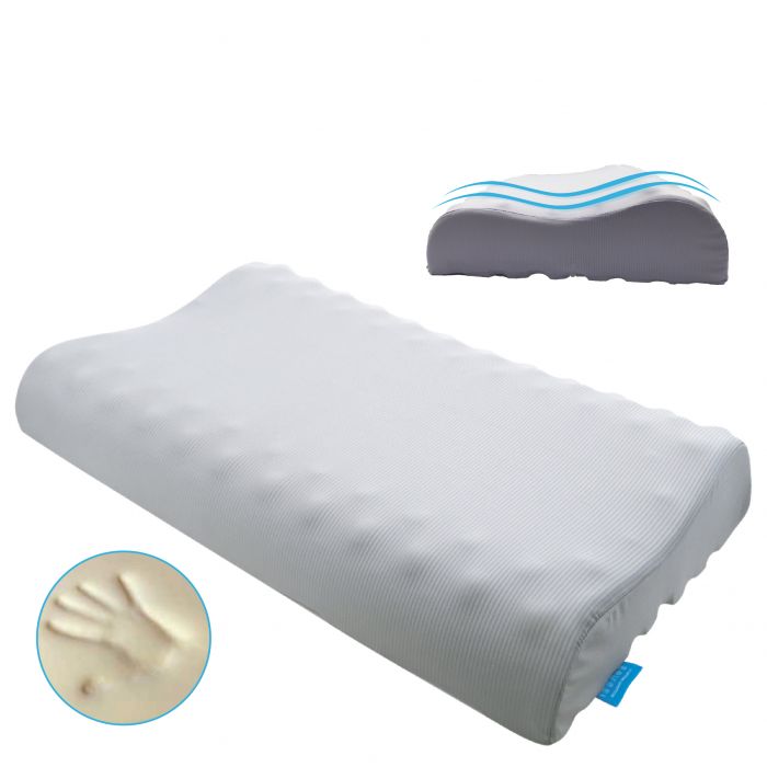 ISSAGE - ERGOBUBBLE GREY - Oreiller de voyage en mousse à mémoire de forme<h2>Coussin cervical avec mousse à mémoire de forme viscoélastique qui s'adapte à votre cou</h2>

<div style=margin-left:30px;>
<ul>
<li type=disc>Système à bulles pour un support ferme et aéré</li>
<li type=disc>Oreiller idéal pour vos voyages et repos</li>
<li type=disc>Mousse intérieure qui s'adapte au contour du cou</li>
<li type=disc>Taille 48x29x5 centimètres et avec housse amovible et lavable</li>
<li type=disc>Courbure confortable pour un repos profond, sans forcer les muscles</li>
<li type=disc><a href=/fr/catalogsearch/result/?q=ERGOBUBBLE target=_self>Disponible en plusieurs couleurs</a></li>
</ul>
</div>


L'oreiller de voyage Issage est conçu pour vous offrir un bien-être pendant le sommeil et un maximum de confort lors de vos escapades ou voyages.
 Dormez confortablement grâce à sa mousse mémoire.


Nous passons un tiers de notre vie à dormir.
.
.
 alors prenez soin de votre corps et dormez dans une position correcte grâce à l'oreiller cervical avec mousse à mémoire de forme et système à bulles.