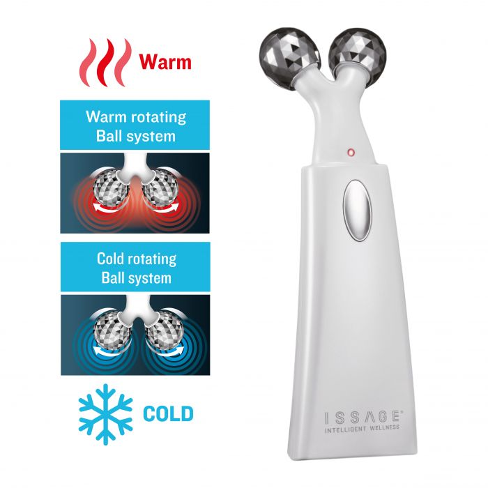 ISSAGE - DANCY - Hot and cold facial massager. Lifting, improves complexion<h2>Rejuvenate and smooth your skin in the easiest way</h2>

<div style=margin-left:30px;>
<ul>
<li type=disc>Metal design for hot and cold therapy</li>
<li type=disc>Reduces fine lines and dark circles</li>
<li type=disc>Ideal for lifting and improving the complexion</li>
</ul>
</div>


The Issage Dancy hot and cold facial massager will help you rejuvenate the skin of your face in just a few sessions.
 How? Thanks to its metallic design with bitemperature technology, it will improve the elasticity of your skin.