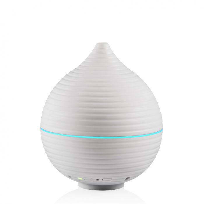 ISSAGE - DIPROF - Aroma diffuser with 5-color LED light<h2>Purifier, humidifier and air freshener all in one</h2>

<div style=margin-left:30px;>
<ul>
<li type=disc>Ultrasonic and silent</li>
<li type=disc>LED light with 5 different colors</li>
<li type=disc>Touch control</li>
<li type=disc>Auto power off</li>
<li type=disc>Capacity: 300 milliliters</li>
</ul>
</div>

Improve the air quality in your home with this aroma humidifier to create a relaxing environment by adding essential oils or scents.


The electric diffuser for essential oils with a capacity of 300 milliliters, hardly makes any noise, is super quiet! And very easy to use, it only has two buttons, one for the mist and the other for the LED light.
 VERY EASY! 
The humidifier and aroma diffuser will turn off automatically when the water runs out.