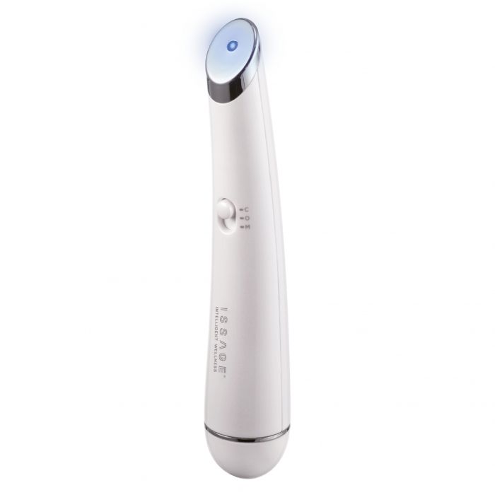 ISSAGE - LINEYE II - Anti wrinkle face massager<h2>Looks always bright and soft skin</h2>

<div style=margin-left:30px;>
<ul>
<li type=disc>Deep pore and skin cleansing</li>
<li type=disc>Ideal for rejuvenating the eye contour</li>
<li type=disc>High frequency vibration against wrinkles</li>
<li type=disc>Ionic treatment</li>
<li type=disc>Up to 1000rpm</li>
</ul>
</div>


Would you like to always have a bright and youthful face? With the Lineye II facial massager you will be able to eliminate the wrinkles that appear around your eyes comfortably and quickly.