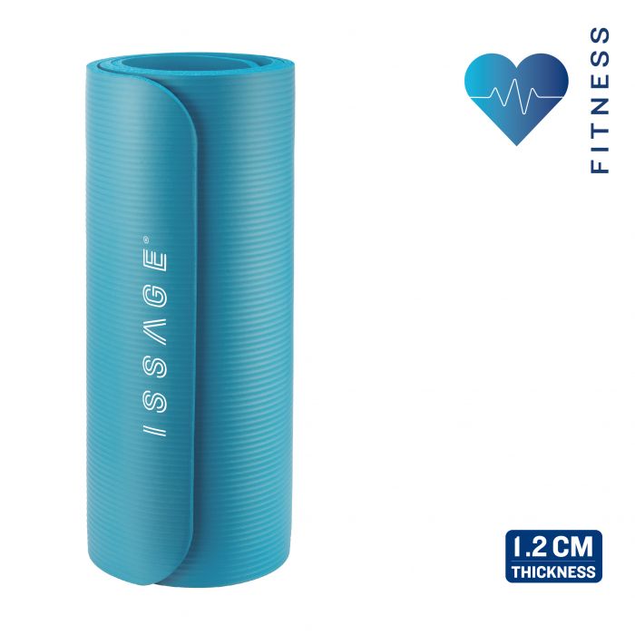 ISSAGE - FIT-MAT - Esterilla matalàs fitness amb corretja d'espatlla de 178x60cm<h2>Esterilla de ioga dissenyada amb materials resistents a la suor per allargar-ne la vida útil</h2>
<div style=margin-left:30px;>
<ul>
<li type=disc>Garanteix el nivell òptim d'amortiment i protecció per a les articulacions i els genolls</li>
<li type=disc>Incorpora una corretja d'espatlla per al transport</li>
<li type=disc>Sistema fàcil d'enrotllar per transportar i emmagatzemar</li>
<li type=disc>Resistent a la humitat</li>
<li type=disc>Exclusiva escuma flexible encoixinada amb més amortiment i durabilitat</li>
</ul>
</div>

Aquesta nova estoreta Fitness té un gruix d'1,2 centímetres que juntament amb l'escuma elàstica aporta més confort i comoditat.


És prou lleugera perquè la puguis portar fàcilment al gimnàs o a qualsevol lloc que vulguis.


Issage ha desenvolupat una línia de productes de fitness únics.
 Combina'ls amb diferents entrenaments per obtenir uns resultats òptims!