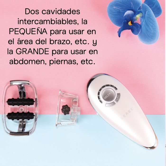 ISSAGE - SUCCELL 360 - Anti-cellulite massager with suction and EMS electrostimulation<h2>Incredible results combining vacuum massage with electrostimulation (EMS)</h2>

<div style=margin-left: 30px;>
<ul>
<li type=disc>Helps reduce fluid retention</li>
<li type=disc>Firs the skin</li>
<li type=disc>Reduces the appearance of cellulite</li>
<li type=disc>2 suction modes (intermittent and continuous)</li>
<li type=disc>3 suction intensities</li>
<li type=disc>5 personalized EMS electrostimulation intensities</li>
<li type=disc>Interchangeable Vacuum Cups</li>
<li type=disc>Easy to use</li>
<li type=disc>LED Indicators</li>
<li type=disc>Rechargeable battery</li>
<li type=disc>40 minutes of battery life</li>
<li type=disc>Auto power off</li>
<li type=disc>Made of ABS material</li>
</ul>
</div>


The Issage Succell 360 Cellulite Treatment Suction Massager is a revolutionary body beauty device that combines suction therapy with roller massage and EMS electrostimulation to maximize results throughout the body.