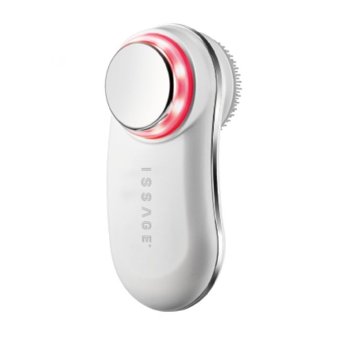 ISSAGE - CLEANSKIN CAPSULE - Nettoyant visage avec traitement SPA DELUXE<h2>Obtenez un nettoyage complet et en profondeur avec le nettoyant pour le visage le plus complet du marché</h2>

<div style=margin-left:30px;>
<ul>
<li type=disc>Nettoyant facial ionique avec fonction photonique, fonction sonique, fonction chaleur et fonction température</li>
<li type=disc>Optimisez les effets de votre traitement cosmétique</li>
<li type=disc>Réduit l'apparence des rides et ridules</li>
<li type=disc>Convient pour une utilisation sous la douche</li>
<li type=disc>Filaments de silicone de qualité supérieure</li>
<li type=disc>Rechargeable (charge complète en 4 heures)</li>
<li type=disc>Socle de chargement USB</li>
<li type=disc>Indicateur LED d'alimentation</li>
<li type=disc>3 vitesses</li>
<li type=disc>Mise hors tension automatique</li>
</ul>
</div>


Nettoyant pour le visage conçu avec des poils en silicone de qualité supérieure beaucoup plus doux pour un nettoyage en douceur.

Avec niveau de résistance à l'eau IPX7, ce qui permet son utilisation sous la douche.

3 vitesses en mode nettoyage et deux en mode traitement.


Intègre la fonction sonique 5800RPM
Les ondes sonores à haute fréquence peuvent nettoyer en profondeur, éliminer le maquillage, l'acné et la saleté plus profondément que le nettoyage manuel.