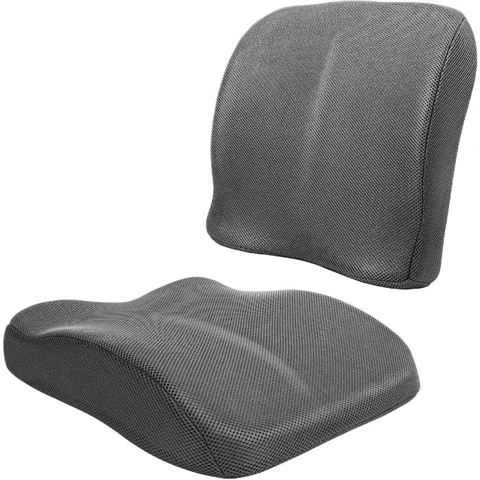 ISSAGE - FORY DUO GREY - Orthopedic Memory Foam Seat and Backrest<h2>End low back pain with maximum comfort and convenience</h2>

<div style=margin-left:30px;>
<ul>
<li type=disc>Ergonomic design</li>
<li type=disc>Cushion with removable cover made of 100% polyester</li>
<li type=disc>Adjustable strap to fit most seats</li>
<li type=disc>Mid and Lower Back Support Lumbar Support</li>
<li type=disc>Helps improve circulation</li>
<li type=disc>Improves body posture</li>
<li type=disc><a href=/eng/catalogsearch/result/?q=fory target=_self>Available in various colors</a></li>
</ul>
</div>


2 in 1.
 Seat cushion and lumbar support cushion with Memory Foam that maintains its shape and adapts to your body.


This lumbar support with memory helps improve circulation and improves body posture, relieving lower back pain.


Comfortable ergonomic seat and backrest with memory foam made of high-quality memory polyurethane foam that provides maximum comfort and prevents lower back pain caused by incorrect posture during long hours in the office.