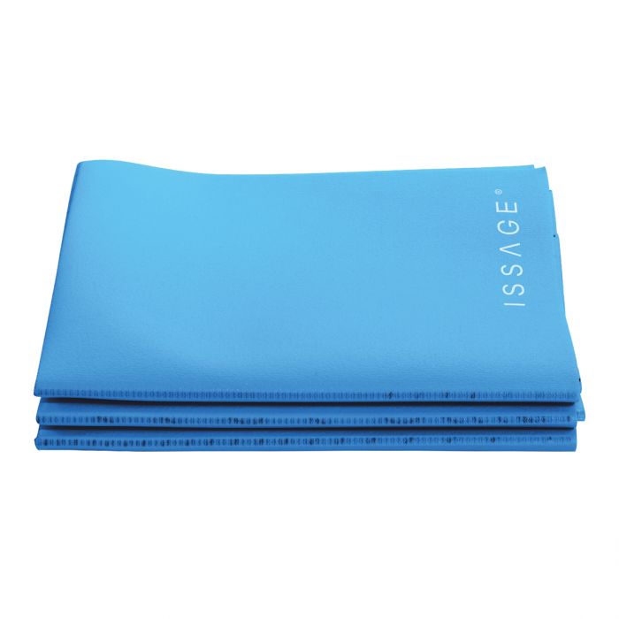 ISSAGE - FIT-MAT COMPACT - Ultra-compact, high-strength fitness mat<h2>Folding yoga mat ideal for high-performance personal training</h2>

<div style=margin-left:30px;>
<ul>
<li type=disc>Extended size: 173x61x0.
 2 centimeters</li>
<li type=disc>Folded size: 30.
 5x29x3.
 2 centimeters</li>
<li type=disc>Foldable and portable design </li>
<li type=disc>Easy to bend</li>
<li type=disc>Easier to store and transport than standard yoga mats</li>
</ul>
</div>


Mat suitable for multiple activities such as <b>yoga, fitness, pilates, aerobics</b>.
.
.
 It is portable, foldable and easy to use.
 <b>Ideal for daily exercise routine!</b>

The thickness after folding is only 3.
 2 centimeters

Issage has developed a line of unique fitness products.
 Combine them with different workouts for optimal results!