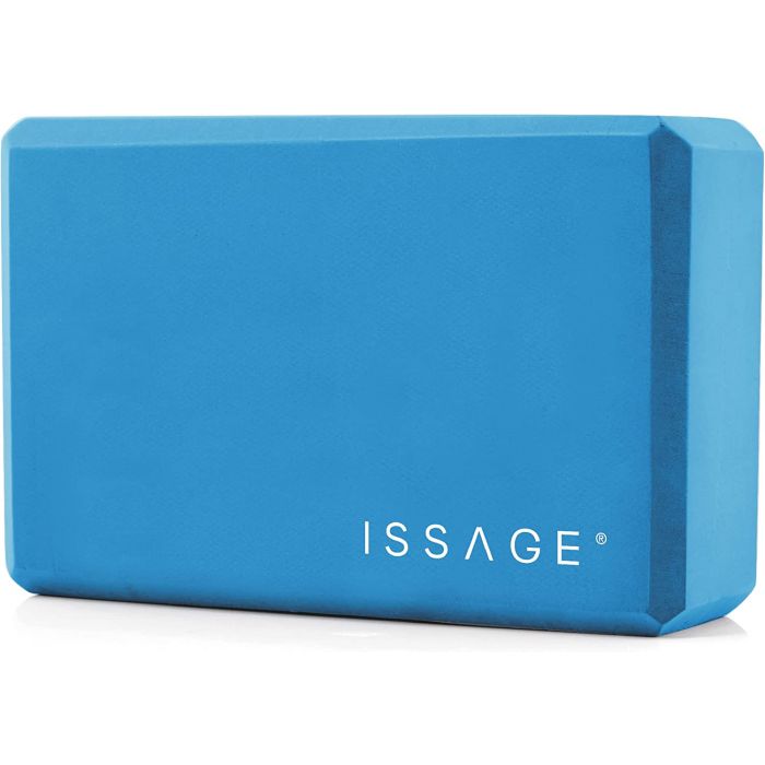 ISSAGE - FIT-BRICK - Non-slip yoga block<h2>Achieve your stretching and flexibility goals!</h2>
<div style=margin-left:30px;>
<ul>
<li type=disc>Made with premium Eva foam</li>
<li type=disc>Great durability</li>
<li type=disc>Non-slip surface</li>
<li type=disc>Beveled edges for easy grip</li>
<li type=disc>Suitable for beginners and professionals</li>
<li type=disc>Lightweight and portable, weighing only 145 grams</li>
<li type=disc>Easy to clean with just water</li>
</ul>
</div>


Use it to support your back, head, coccyx, hips, knees, etc.

<b>Helps your body alignment and lengthens your stretches.
</b>



Issage has developed a line of unique fitness products.
 Combine them with different workouts for optimal results!