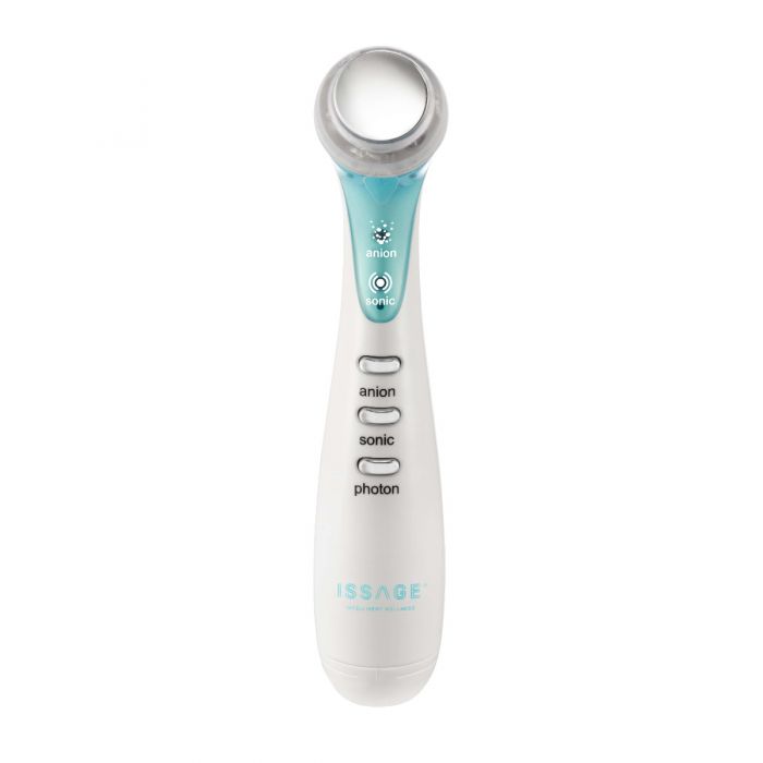 ISSAGE - DERMASONIC WAND - 3 in 1 pulsed light device<h2>3-in-1 treatment for healthy, wrinkle-free skin</h2>

<div style=margin-left:30px;>
<ul>
<li type=disc>Pulsed light system</li>
<li type=disc>Versatile: for face and body</li>
<li type=disc>Triple technology: ionic, ultrasonic and photonic</li>
<li type=disc>Visible results in a few weeks</li>
<li type=disc>Easy to use and healthy</li>
</ul>
</div>

The years spare no one and the passage of time is noticeable, above all, on our skin: it withers, wrinkles and dries out.
 With Dermasonic Wand you can stop this process and show off healthy, smooth and wrinkle-free skin.
 Do you want to know how? Keep reading.



Download the Dermasonic Wand instructions <a href=/pub/media/pdf/Dermasonic_Wand.
 pdf target=_blank>here</a>
