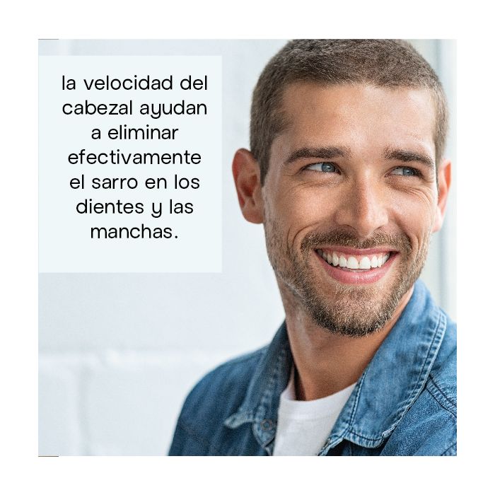 ISSAGE - BLANCHET - Polidor i blanquejador dental sense fils i giratori amb 5 capçals<h2>Neteja dental i efecte blanquejador per tenir el millor dels somriures… sense cables!</h2>

<div style=margin-left:30px;>
<ul>
<li type=disc>Amb 5 capçals giratoris intercanviables fàcils i còmodes d'utilitzar</li>
<li type=disc>Es pot fer servir amb una pasta de dents corrent</li>
<li type=disc>No danya les dents ni l'esmalt</li>
<li type=disc>Funciona amb 2 piles AA no incloses</li>
<li type=disc>Inclou un estoig de regal per poder portar el polidor on vulguis</li>
</ul>
</div>


El seu capçal giratori amb punta polidora efectua una neteja profunda de l'esmalt eliminant la tosca i la placa i blanquejant-ne l'aspecte.