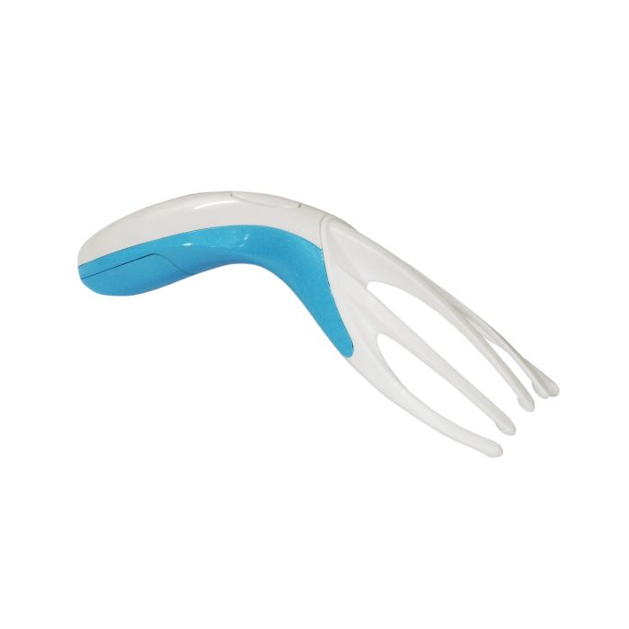 ISSAGE - SHAPED MASAJEADOR DE CABEZA A PILASApliqui el tractament relaxant d'un spa al cuir cabellut de forma còmoda i senzilla amb el massatge Shaphed.
 Compta amb un disseny arrodonit amb capçal ergonòmic de 5 terminacions en forma de que reprodueixen el moviment d'un massatge professional per al cuir cabellut.
 La nova tecnologia 5-HEAD de ISSAGE amb més de 8.
 500 vibracions per minut le proporcionaran un cuir cabellut més sa i un cabell suau i brillant.
 Interruptor apagat/encès.
 Funciona amb 2 piles AAA (no incloses).
 Mida portable 21 x 7 cm