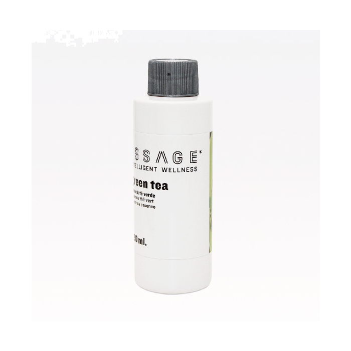 ISSAGE - GREEN TEA - Essence désodorisante au thé vert 120 millilitres<h2>Idéal pour remplir les environnements de fraîcheur et de bonnes vibrations</h2>
<div style=margin-left:30px;>
<ul>
<li type=disc>Fabriqué avec des extraits et des parfums naturels</li>
<li type=disc>Aide à maintenir le calme et l'harmonie, en prévenant le stress et l'angoisse</li>
<li type=disc>120 millilitres</li>
<li type=disc><a href=/fr/catalogsearch/result/?q=essence+oil target=_self>D'autres arômes, huiles et essences sont disponibles</a></li>
</ul>
</div>
Essence de thé vert liquide à utiliser dans les diffuseurs d'arômes, les humidificateurs, les brûleurs d'encens et autres lampes aromatiques.
 Notamment avec la gamme de diffuseurs, humidificateurs et désodorisants Issage.