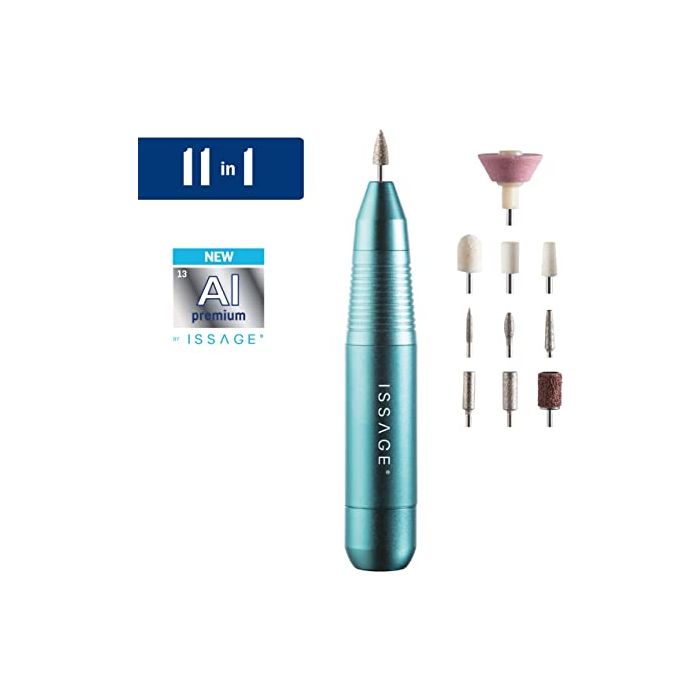 ISSAGE - MANICUR P11 - Kit manucure et pédicure haute précision<h2> Kit manucure et pédicure pour un résultat professionnel à domicile.

</h2>

<div style = margin-left : 30px ;>
<ul>
<li type = disc>Comprend 11 têtes interchangeables</li>
<li type = disc>Massage personnalisé à 5 vitesses</li>
<li type = disc>Rotation à grande vitesse</li>
<li type = disc>Câble USB inclus</li>
<li type = disc>Conception compacte, légère et ergonomique idéale pour les voyages</li>

</ul>
</div>


Obtenez des ongles avec des résultats professionnels avec cet ensemble de manucure et pédicure pour ongles naturels et artificiels.
 Son manche en forme de crayon offre une prise en main confortable et ferme.