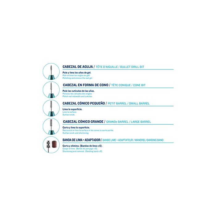 ISSAGE - MANICUR P11 - Kit manucure et pédicure haute précision<h2> Kit manucure et pédicure pour un résultat professionnel à domicile.

</h2>

<div style = margin-left : 30px ;>
<ul>
<li type = disc>Comprend 11 têtes interchangeables</li>
<li type = disc>Massage personnalisé à 5 vitesses</li>
<li type = disc>Rotation à grande vitesse</li>
<li type = disc>Câble USB inclus</li>
<li type = disc>Conception compacte, légère et ergonomique idéale pour les voyages</li>

</ul>
</div>


Obtenez des ongles avec des résultats professionnels avec cet ensemble de manucure et pédicure pour ongles naturels et artificiels.
 Son manche en forme de crayon offre une prise en main confortable et ferme.