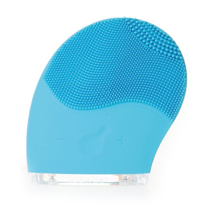ISSAGE - CLEANLIGHT - Electric facial cleanser with ultrasonic pulsations blue<h2>Light up your face</h2>
<div style=margin-left:30px;>
<ul>
<li type=disc>Three color light treatment</li>
<li type=disc>7000 RPM ultrasonic vibration technology</li>
<li type=disc>Three cleansing zones to adapt to each type of face and reach the complicated areas</li>
<li type=disc>Cleans pores, smoother and brighter skin, prevents the appearance of wrinkles</li>
<li type=disc>Increases the level of collagen</li>
<li type=disc>Made with 100% silicone filaments</li>
<li type=disc>Waterproof for use in the bath or shower (Water resistance rating IPX7)</li>
<li type=disc>250mAh rechargeable battery</li>
<li type=disc>Fast battery charge in just 2 hours</li>
<li type=disc>Includes USB charging cable</li>
<li type=disc>Compact and portable and lightweight for travel</li>
<li type=disc><a href=/eng/catalogsearch/result/?q=cleanlight target=_self>Available in various colors</a></li>
</ul>
</div>
You'd be surprised at all the benefits you could get from using Issage Cleanlight facial cleanser.
 And all this thanks to its sensational light treatment technology; the light treatment of the skin, which is revolutionizing the world of beauty.